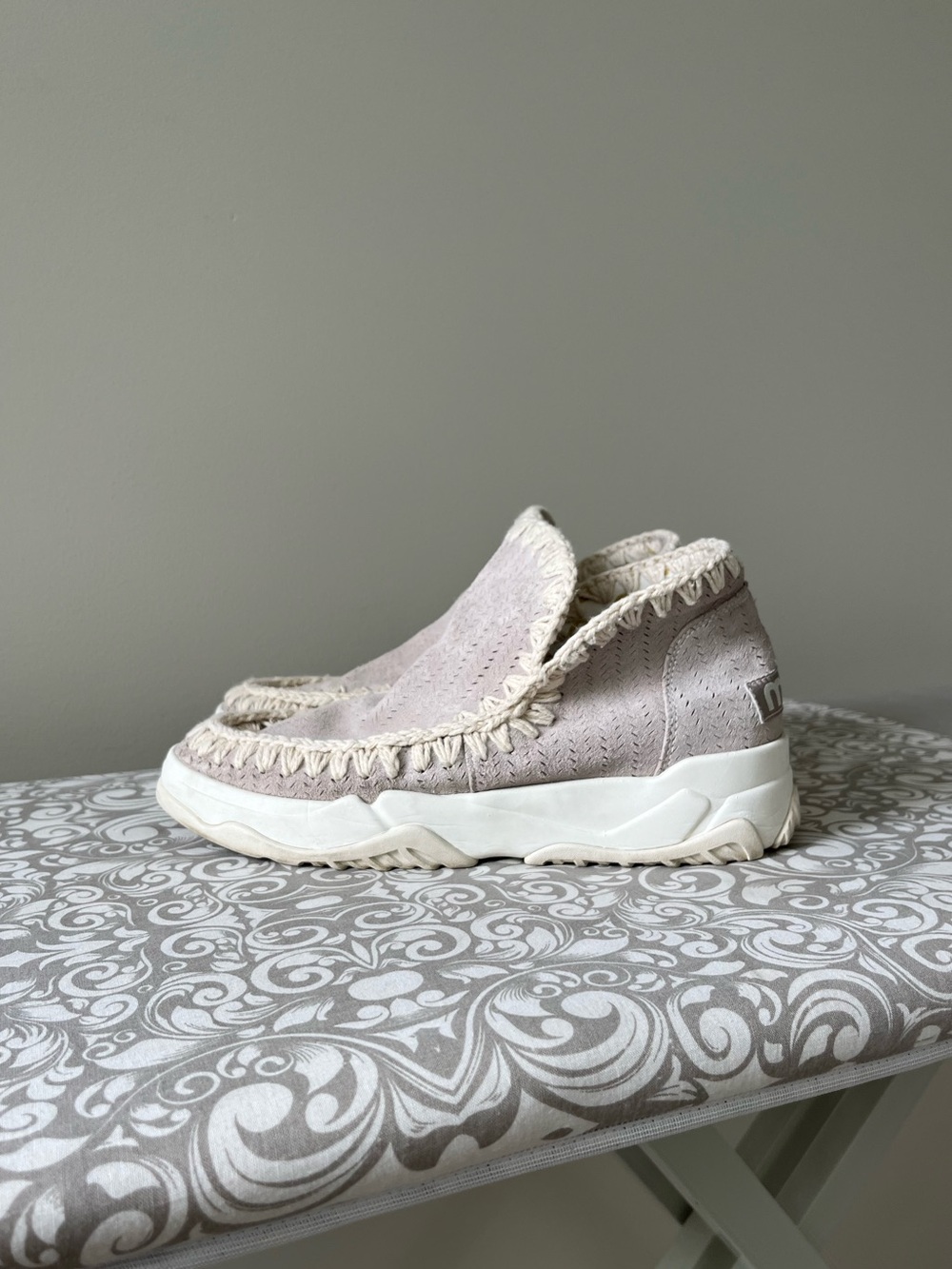 MOU Tan Slip-On Summer Sneakers